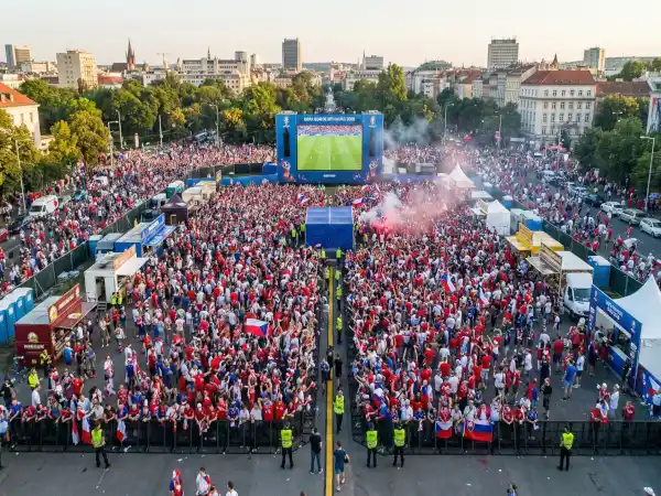 Vue Aérienne Fan Zone