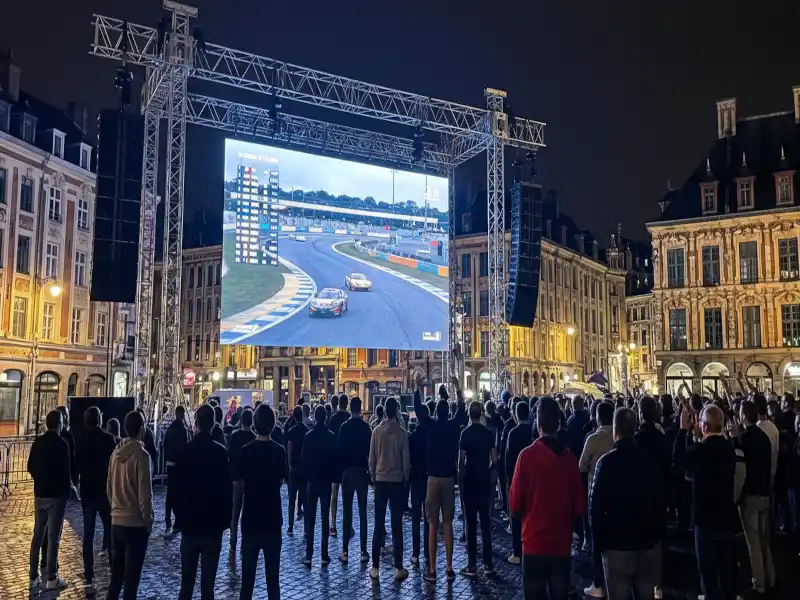 Régie vidéo broadcast professionnelle pour retransmission de match en direct