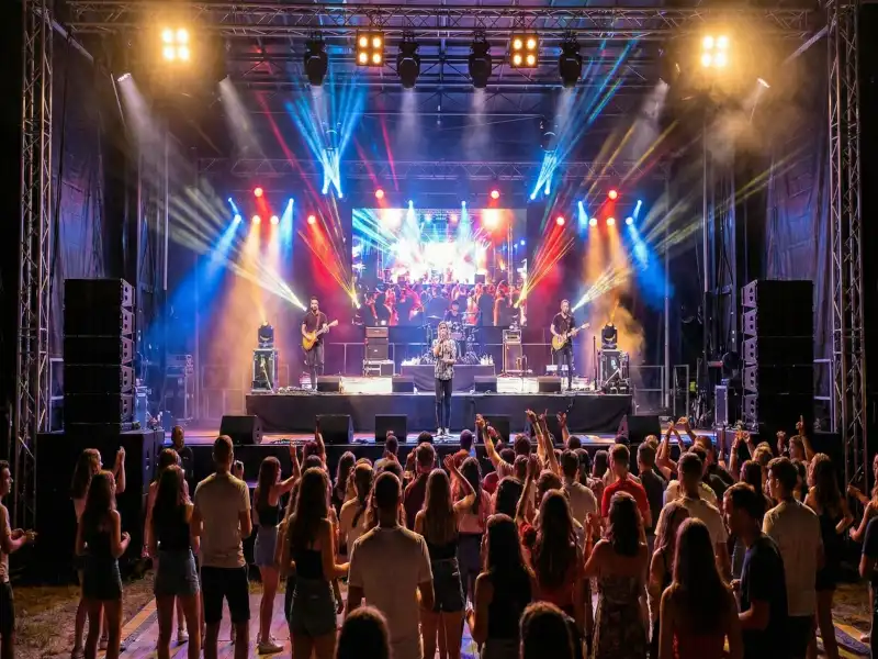 Show lumière avec lyres Beam et Spot pour événementiel et spectacle