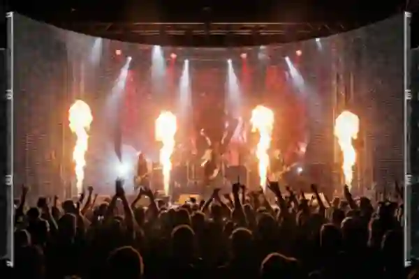 Location mur d'écran LED modulaire pour concert et scène de festival extérieur