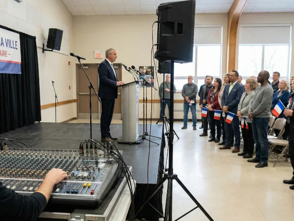 Podium Conférence Son