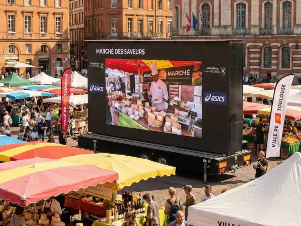 Remorque Ecran Centre Ville