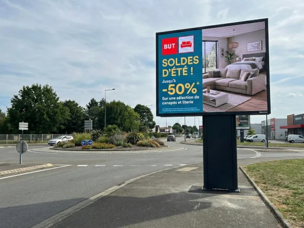 Publicité écran LED Rond Point