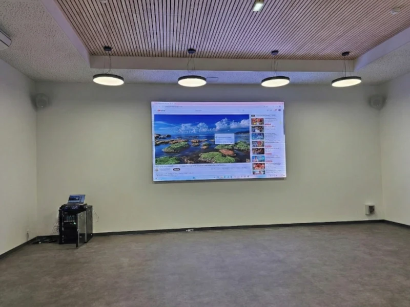 Détail pixels écran LED pitch fin haute résolution