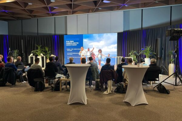 écran 18m² pour séminaire